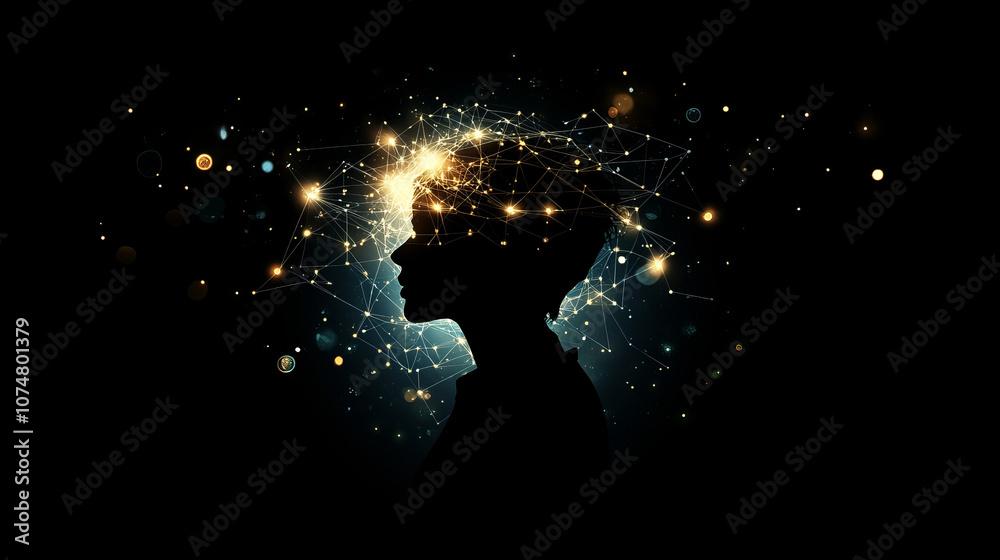 The Thinker statue in contemplation