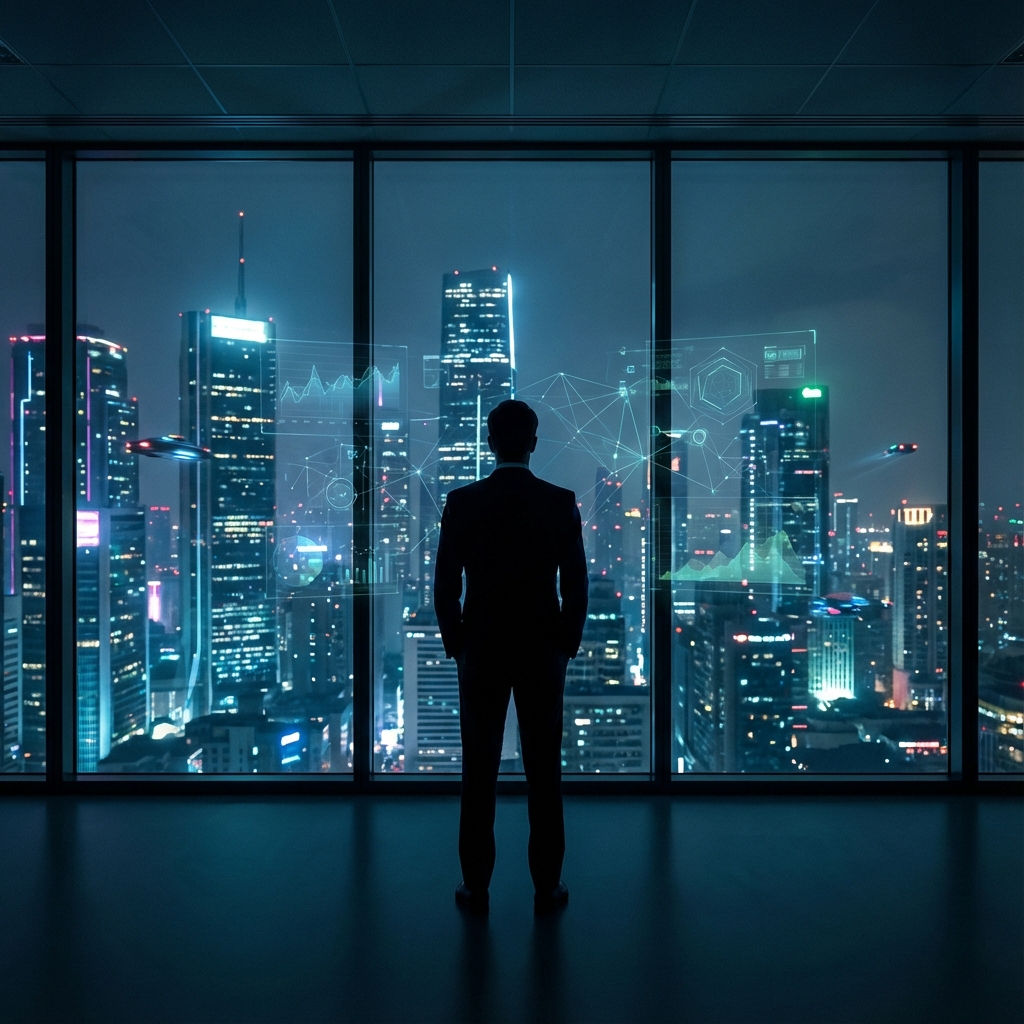 The Thinker statue in contemplation